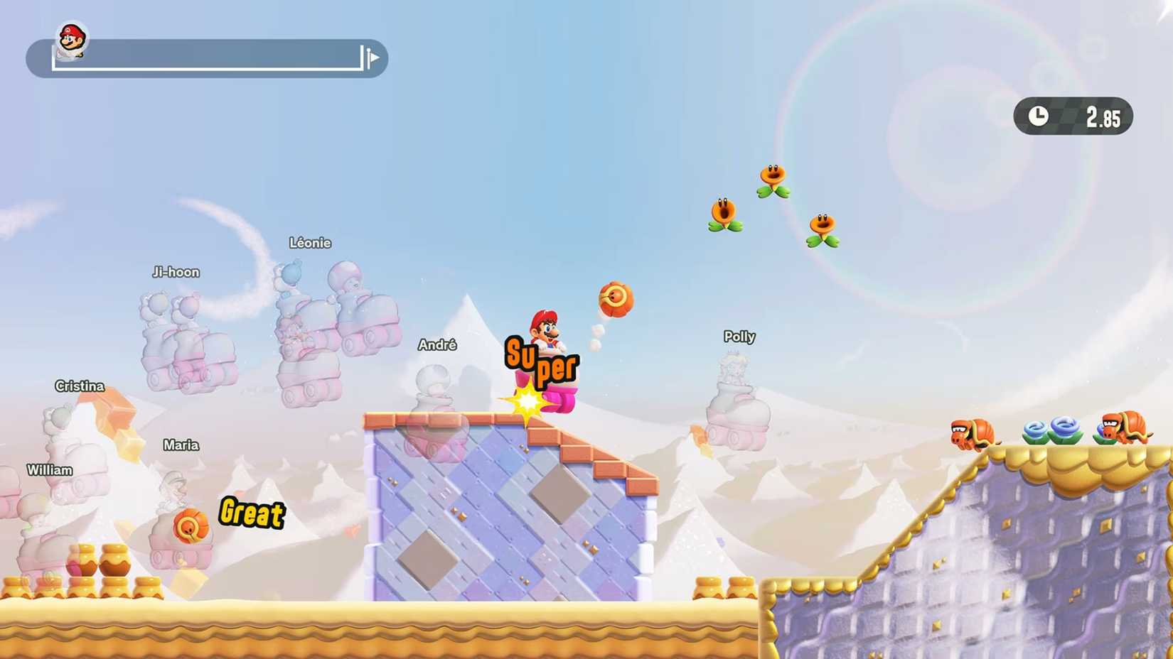 Mario Shoe Game Ghosts