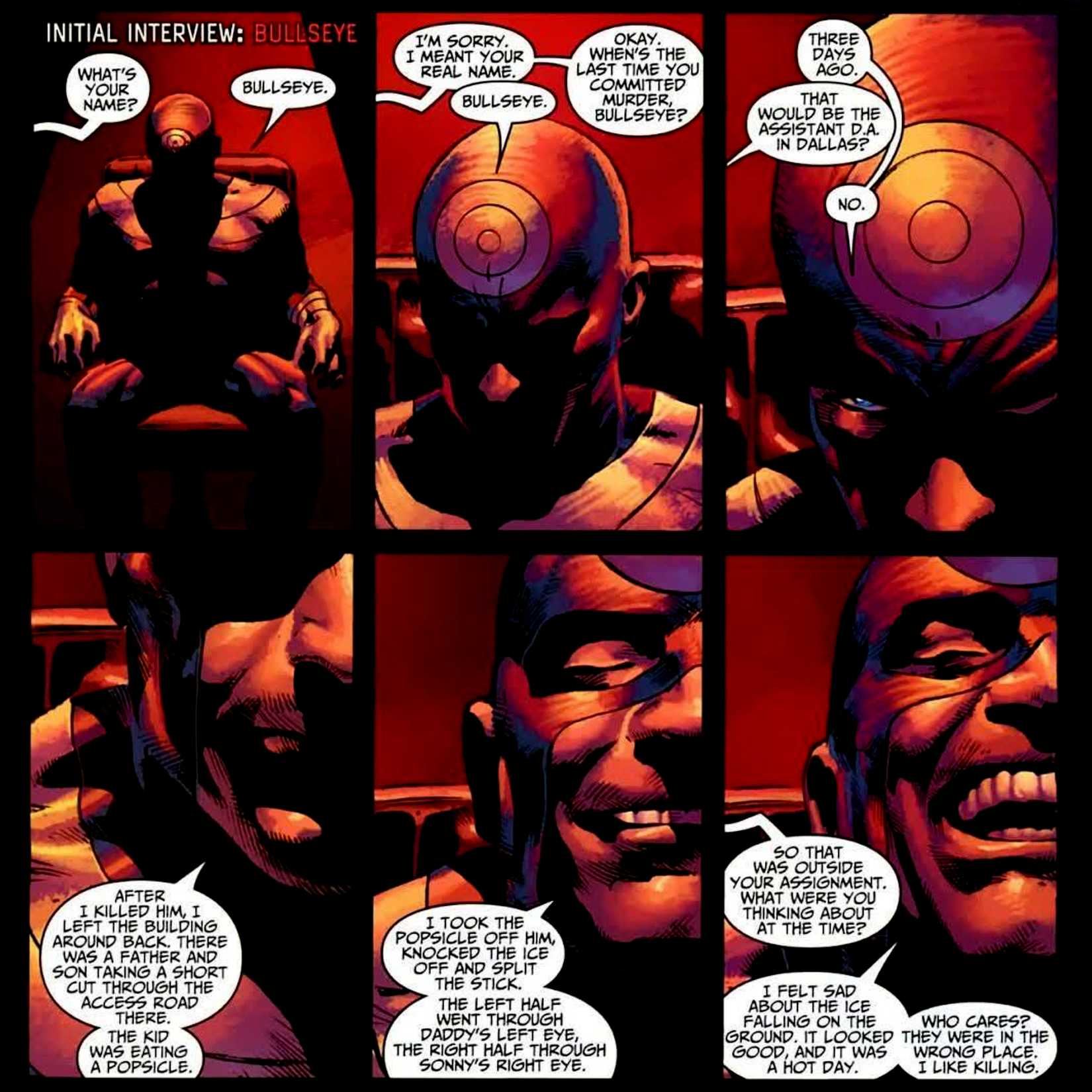 10 Best Non-Powered Villains in Marvel History, Ranked 3 marvel villain bullseye explains his motivations