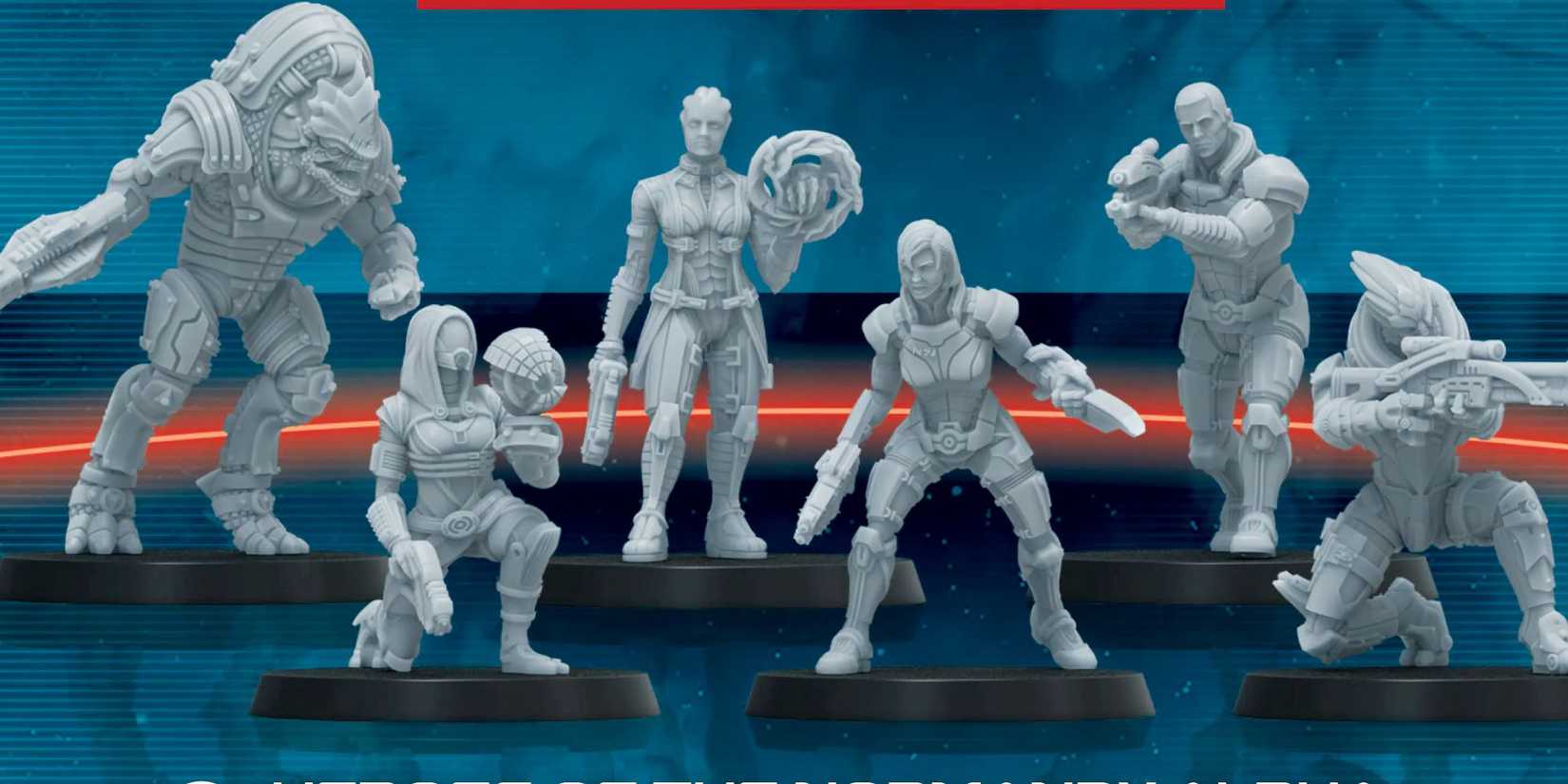 Mass Effect Board Game Miniatures