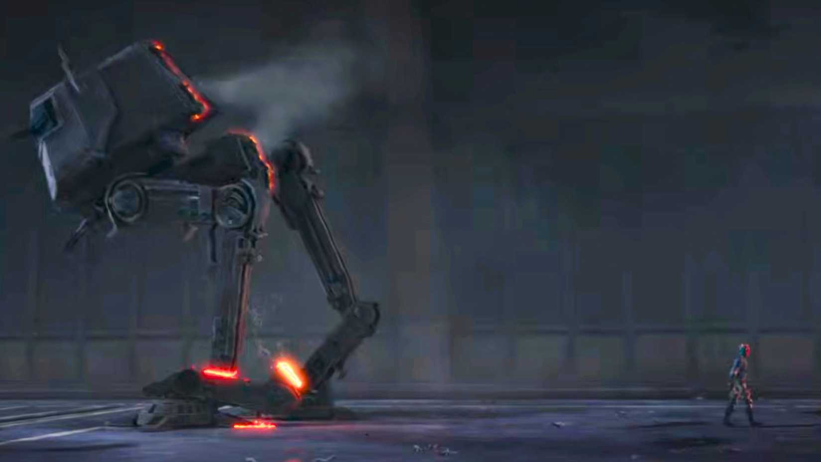 maul destroys walker in maul shadow lord trailer