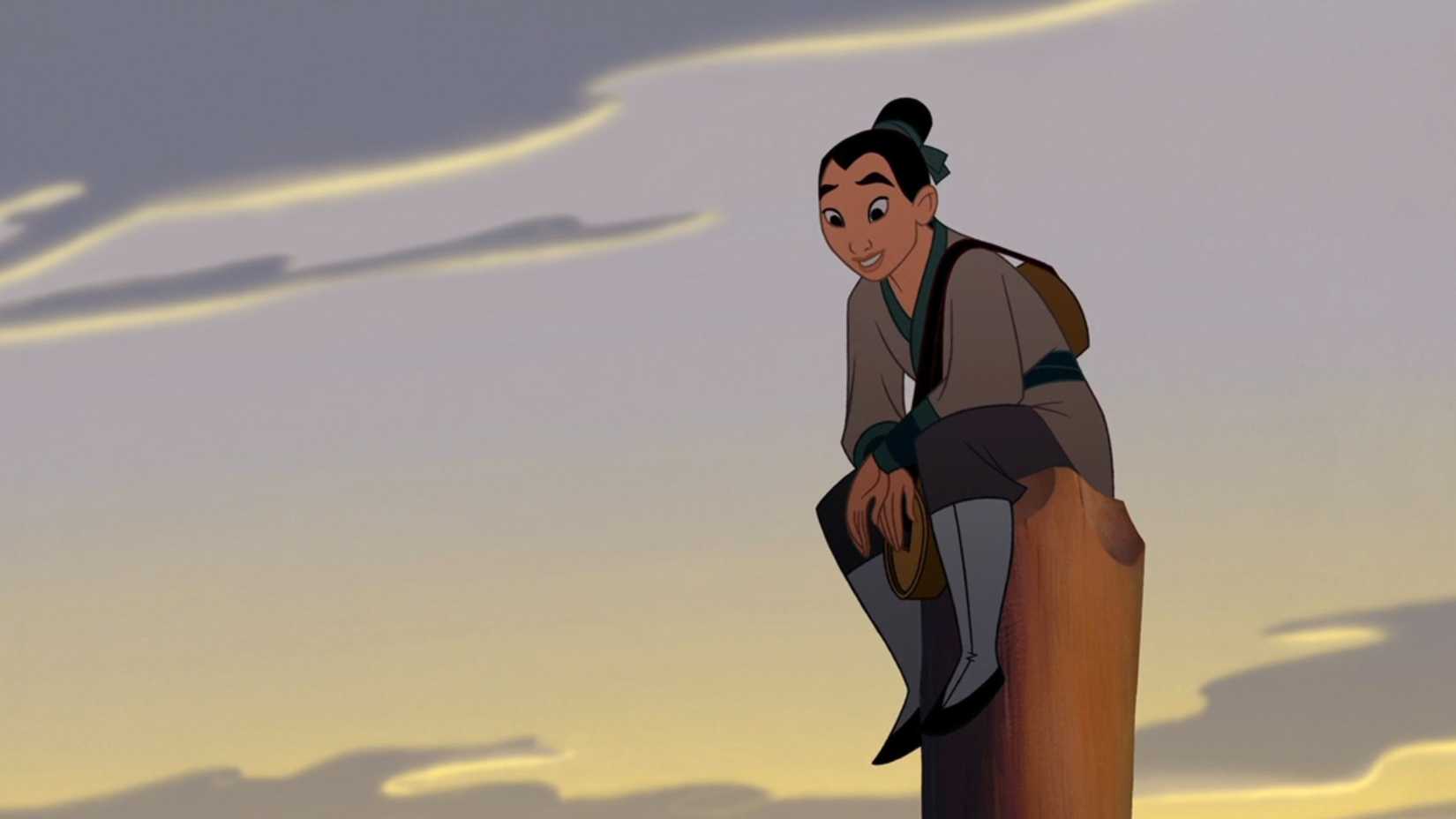 Mulan Disney smiling Be a Man