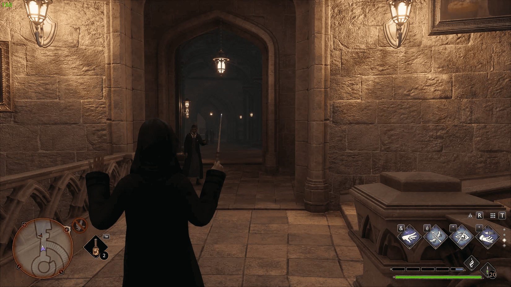 Image shows the Night Curfew mod in Hogwarts Legacy