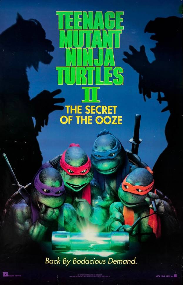 TMNT II The Secret of the Ooze poster