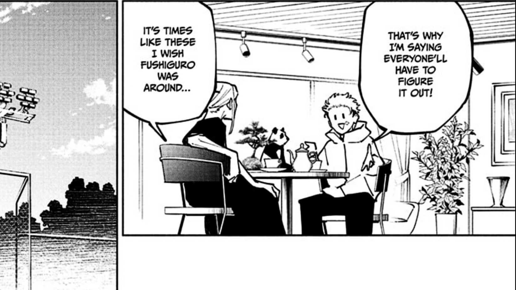 Nobara et Yuji parlent de la mort de Megumi dans le jujutsu kaisen modulo