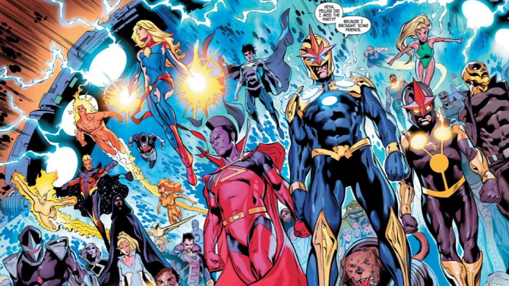 NOVA GATHER AN ASSEMBLAGE OF GALACTIC HEROES