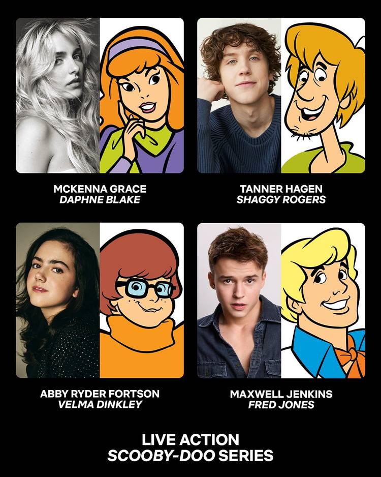 Elenco oficial da série live-action de Scooby-Doo da Netflix