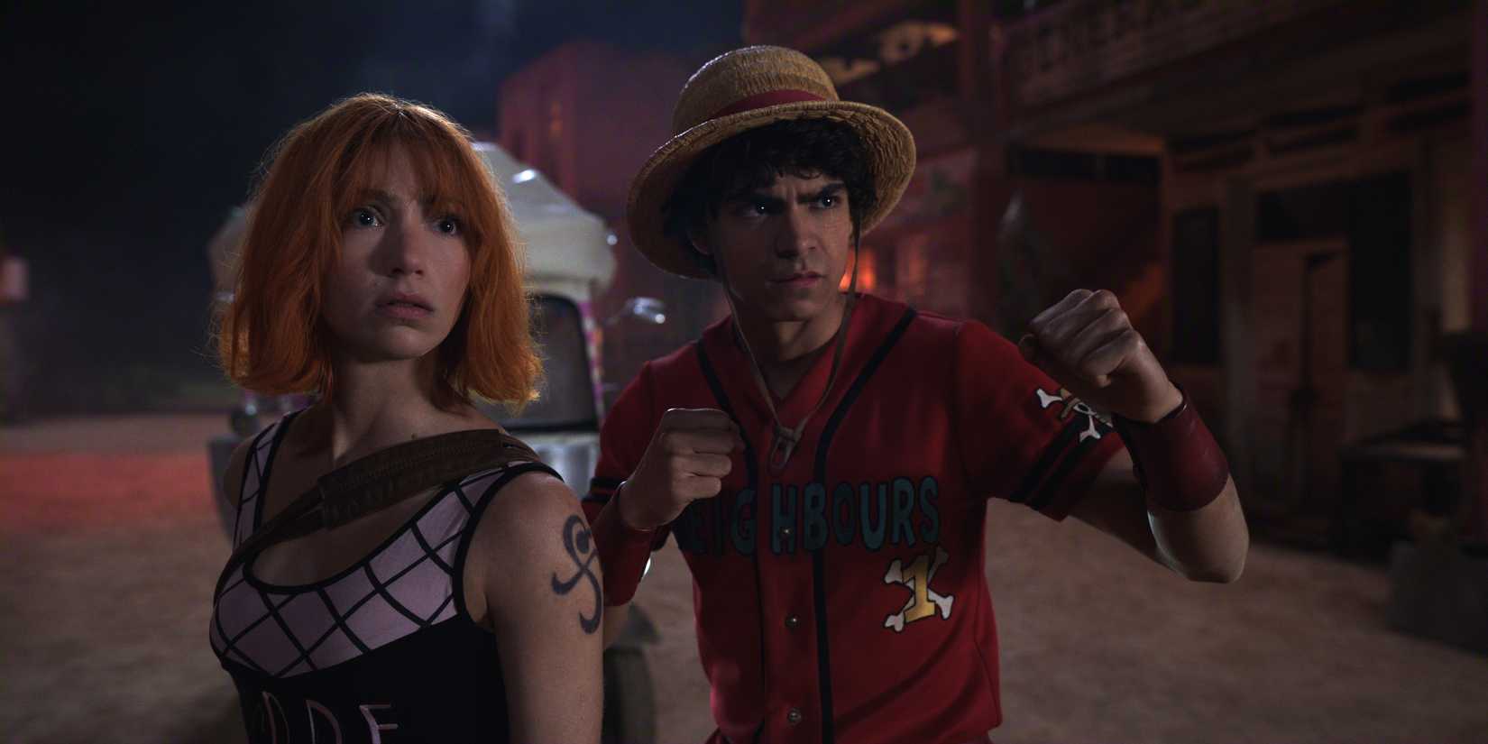 One Piece Saison 2 Luffy et Nami à Loguetown