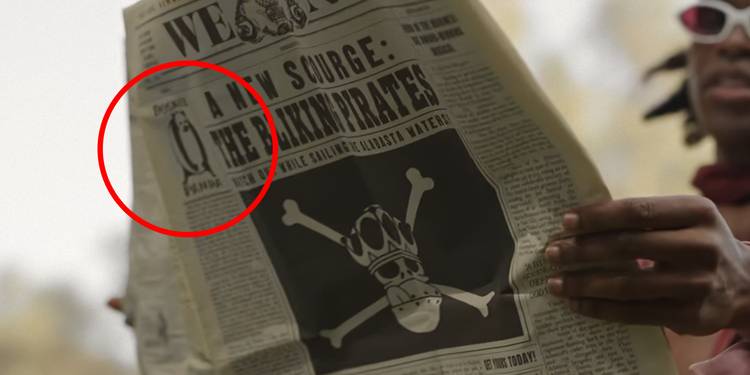 Pandaman in the newspaper in One Piece season 2.