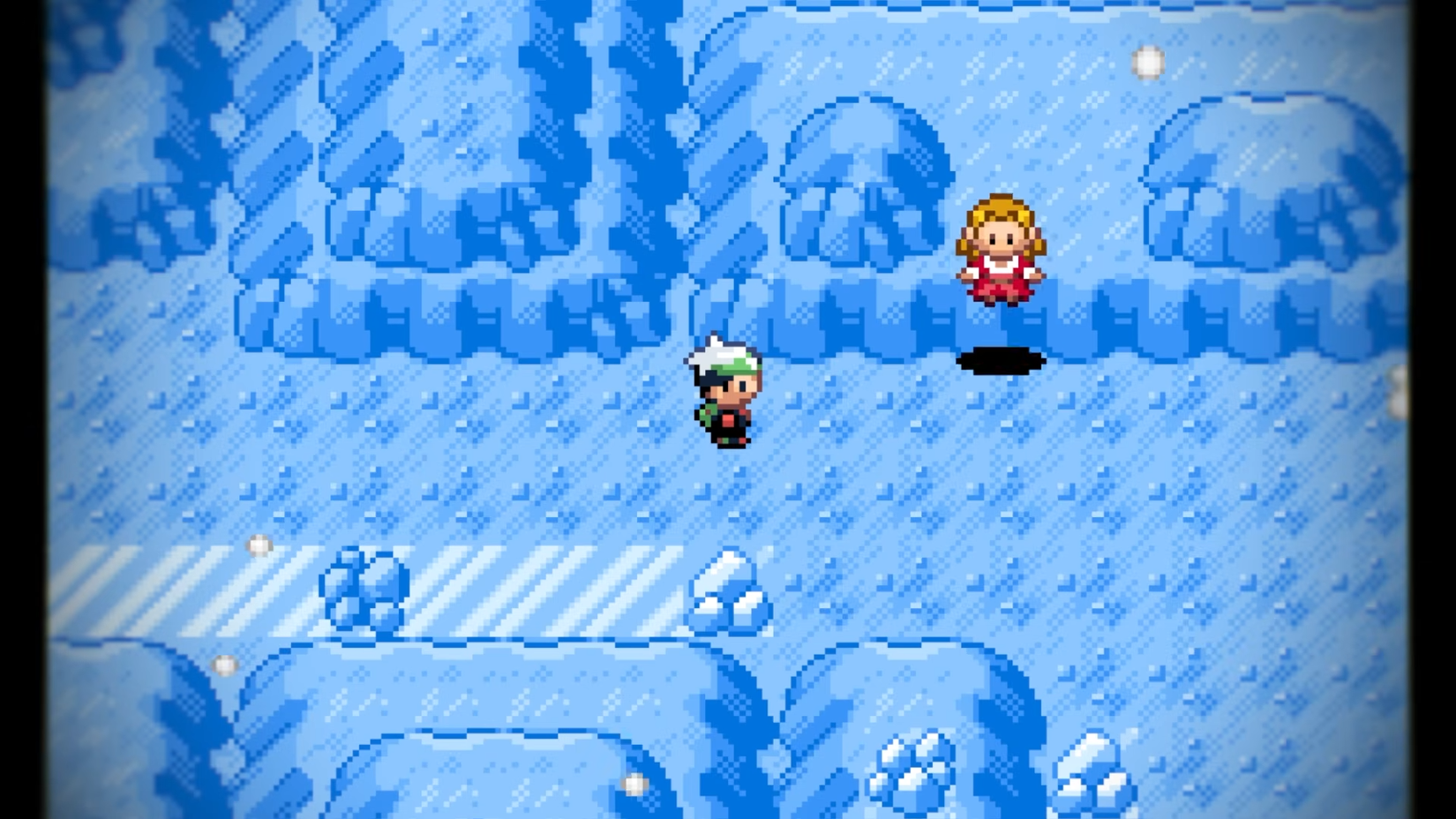 Pokémon Null Trailer Ice Floating NPC