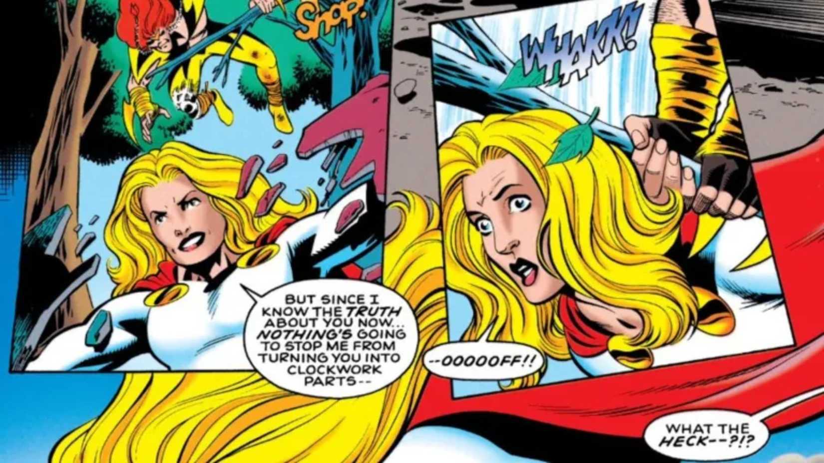 8 Superheroes With Shocking Weaknesses 1 Power Girl Wood