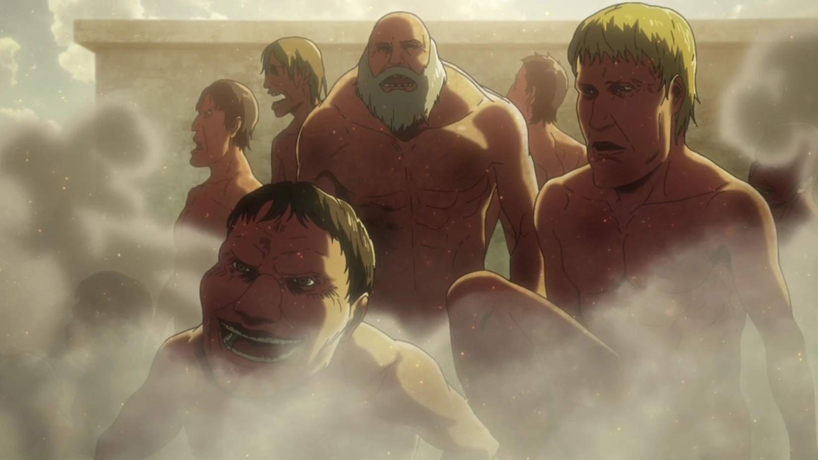 Pure Titans in Attack on Titan