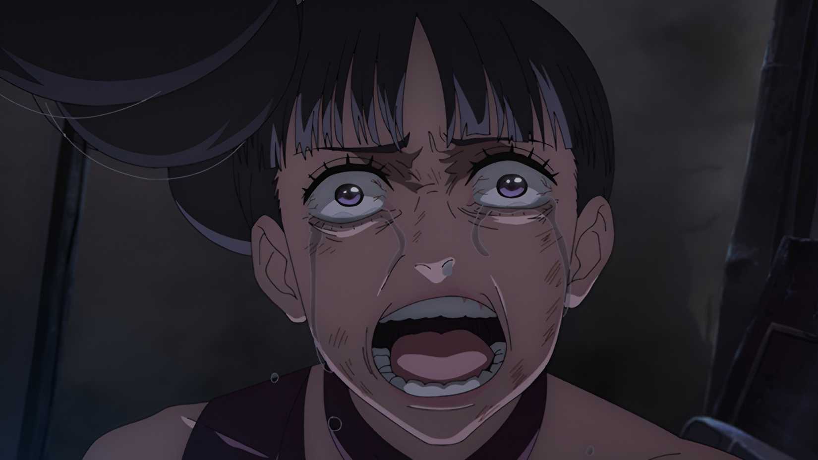 Remi crying in Jujutsu Kaisen Season 3, episode 10