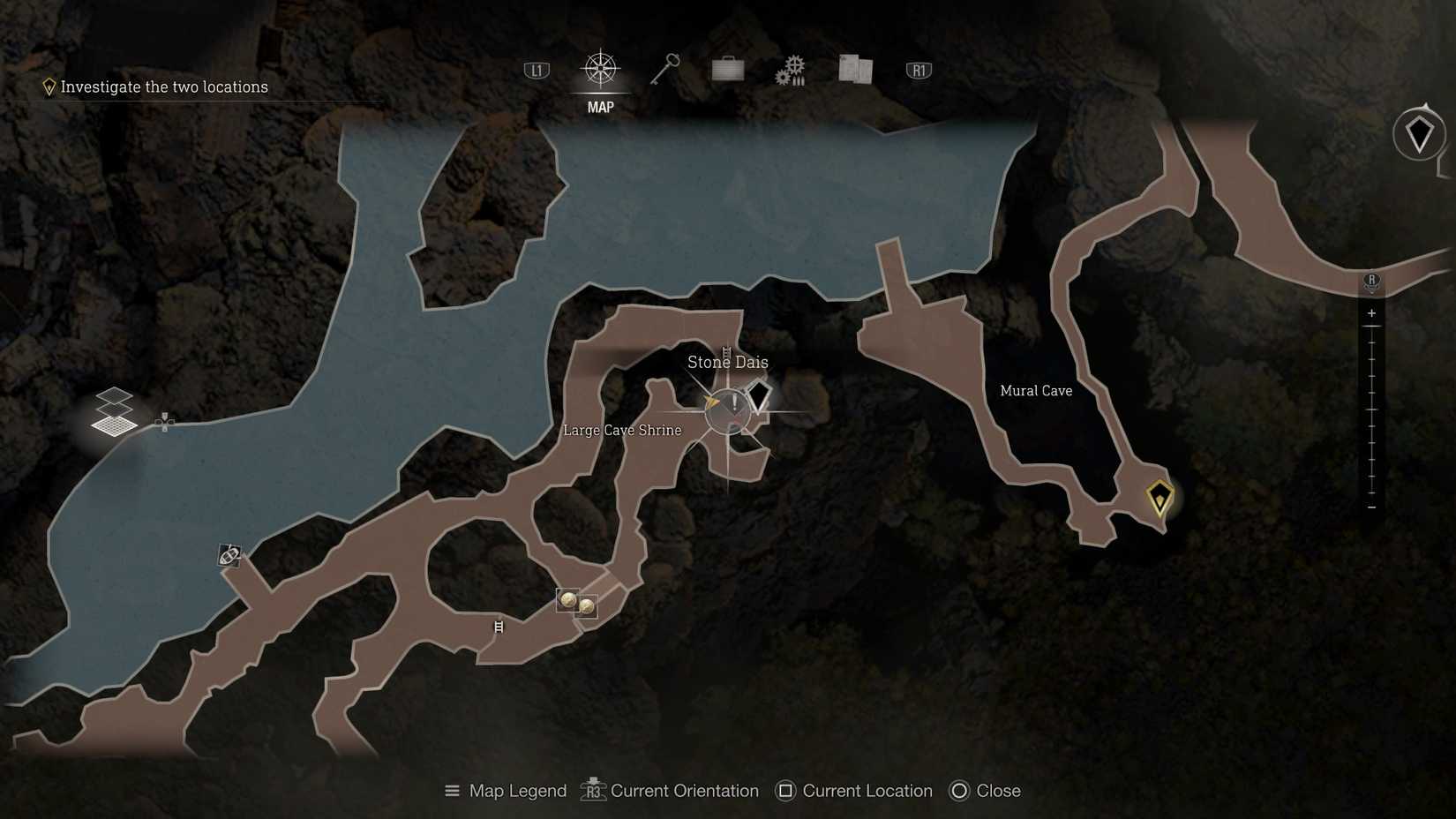 Resident Evil 4 Cave Lake Map Big Cave