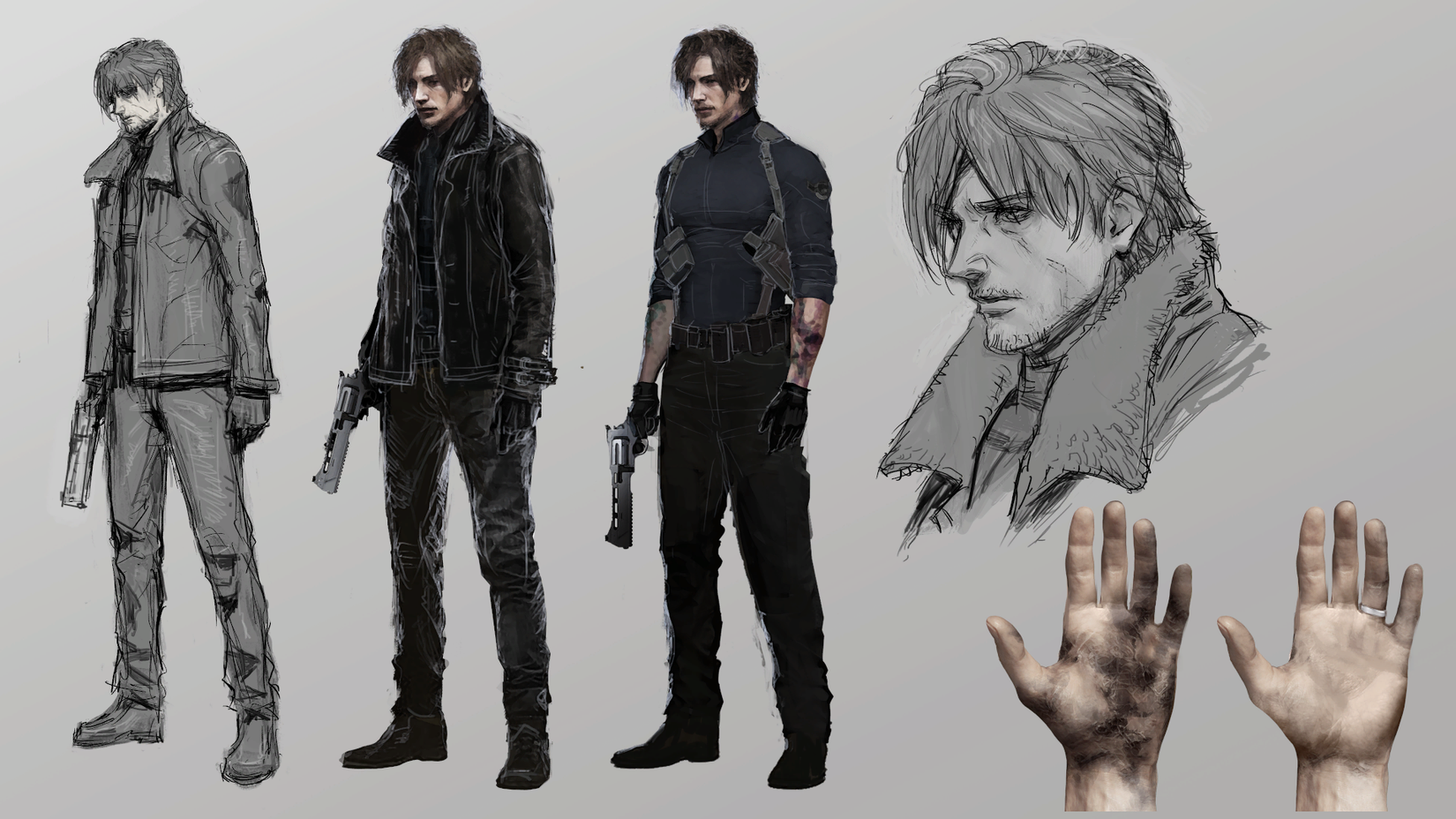 resident evil requiem leon ring ada married concept art