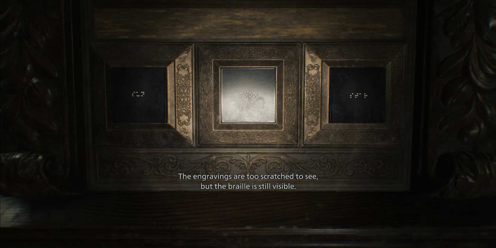 Resident Evil Requiem Braille Puzzle