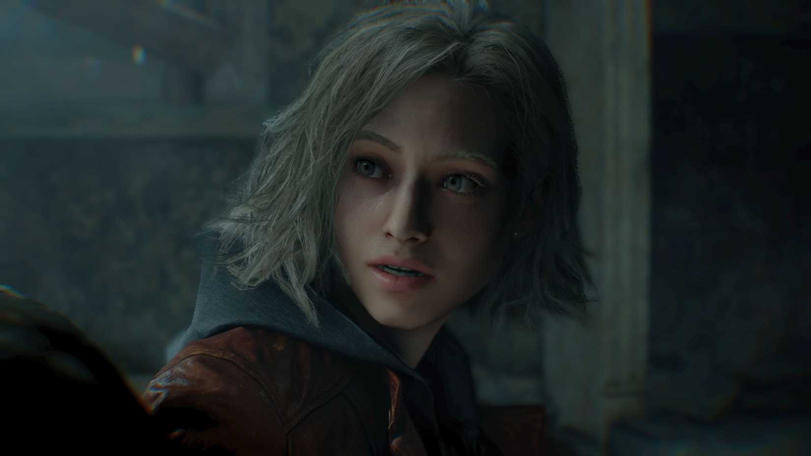 Grace Ashcroft looks frightened in Resident Evil Requiem