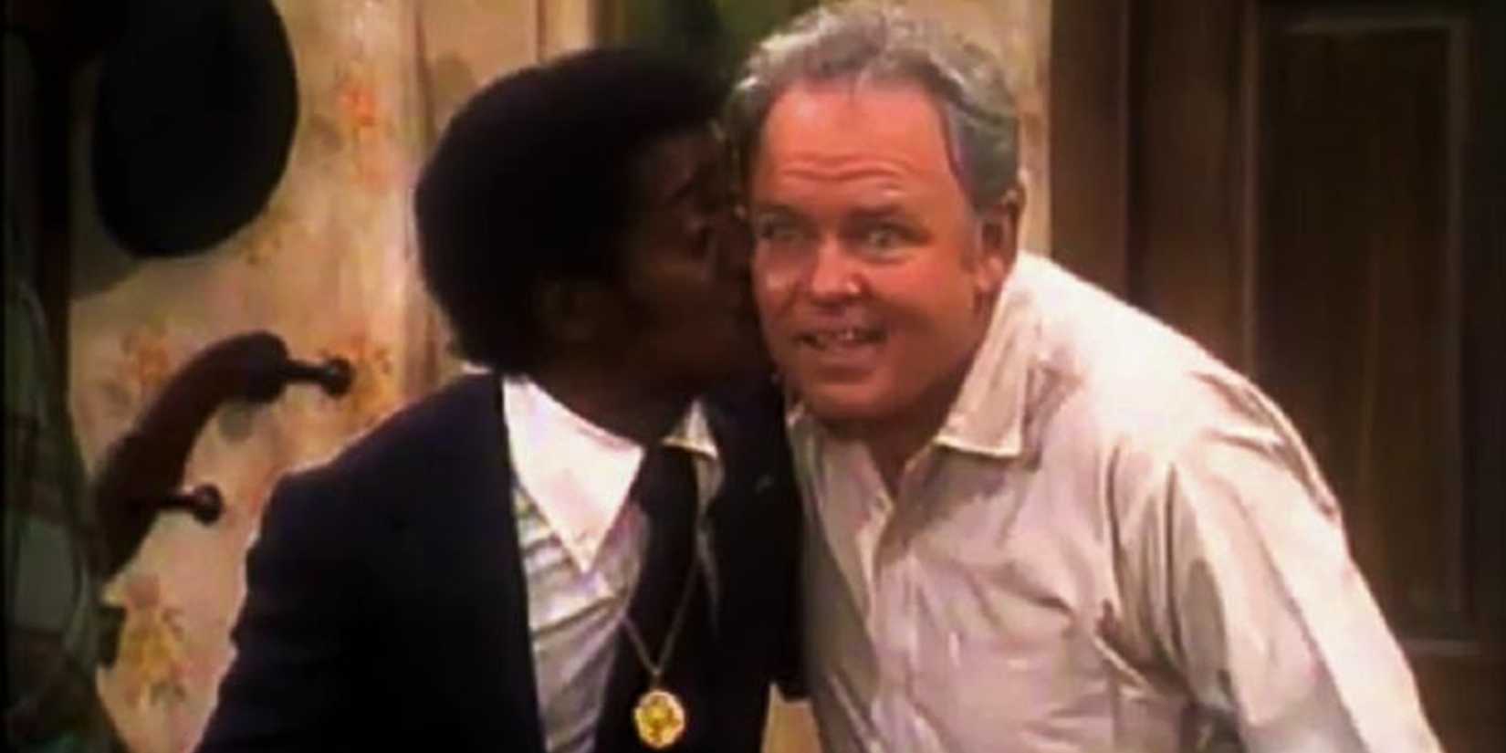 10 Groundbreaking TV Episodes That Changed Everything 5 Sammy Davis Jr kisses Archie Bunker in All in the Family