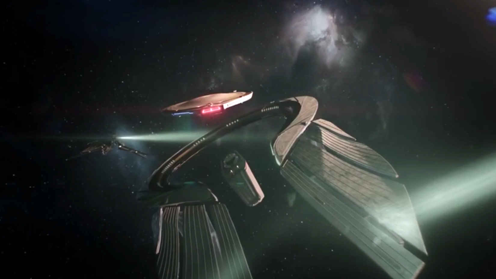 USS Athena separação de saucer trágica