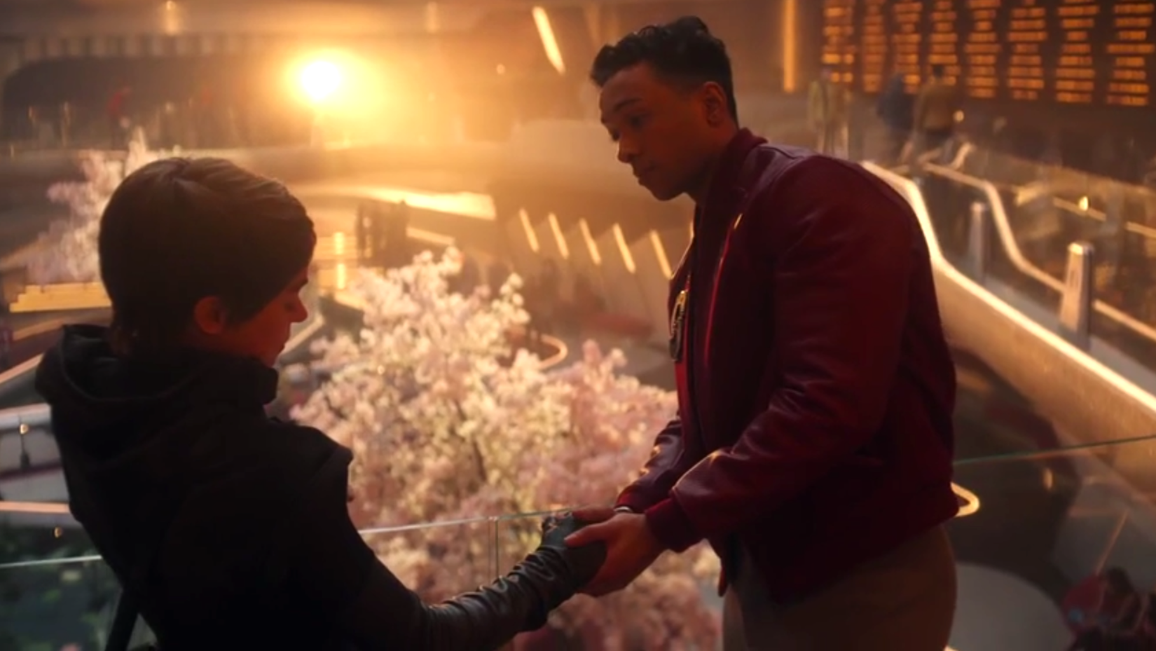 Anisha and Caleb Mir at Starfleet Academy