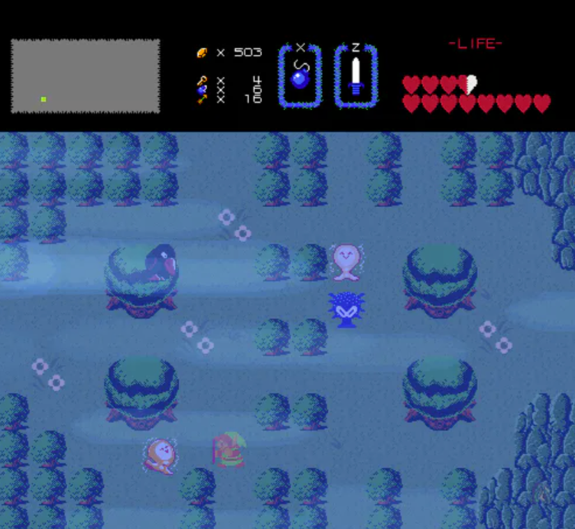 Image shows an unofficial remaster of The Legend of Zelda