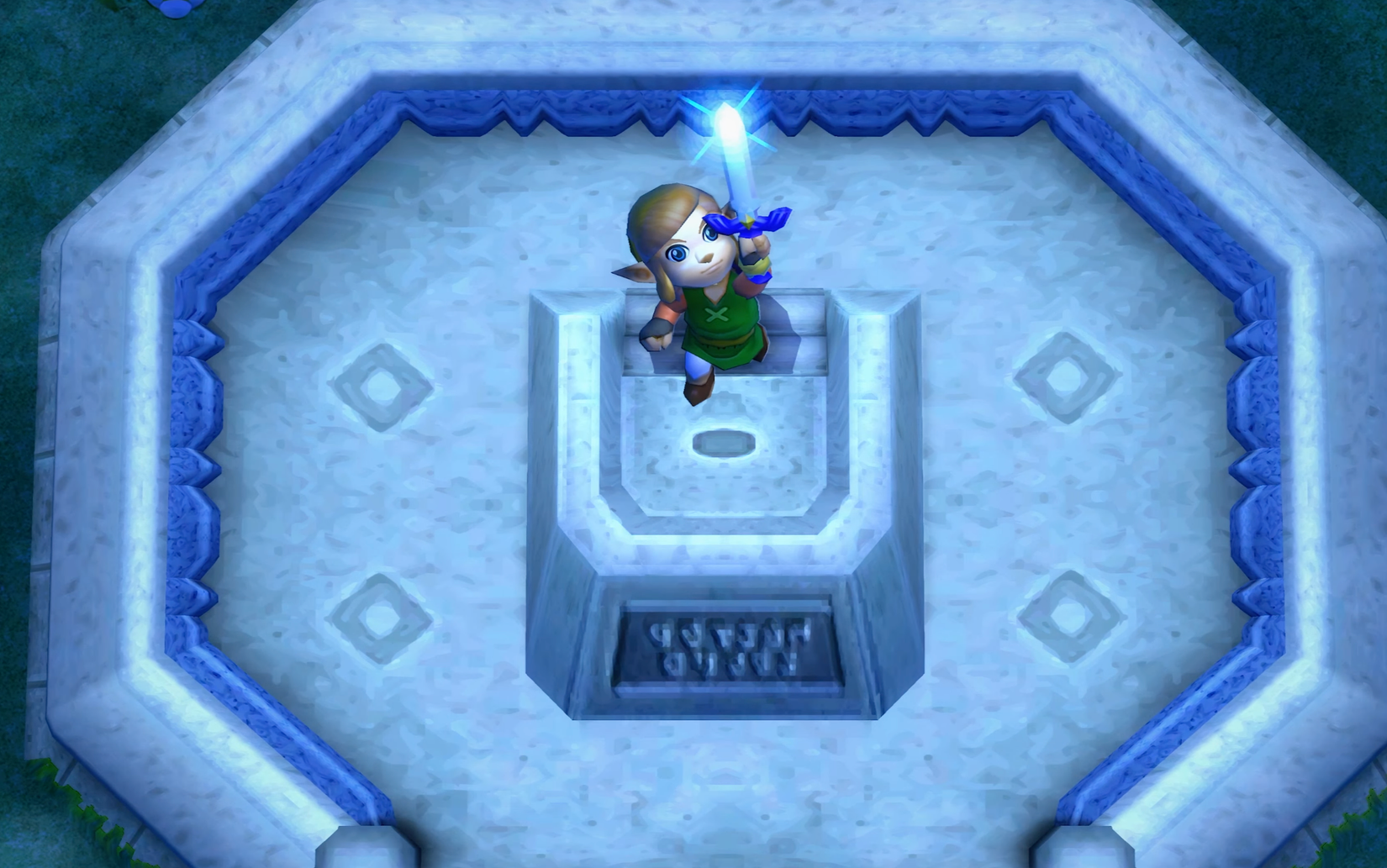Image shows  Zelda: A Link Between Worlds in 4K
