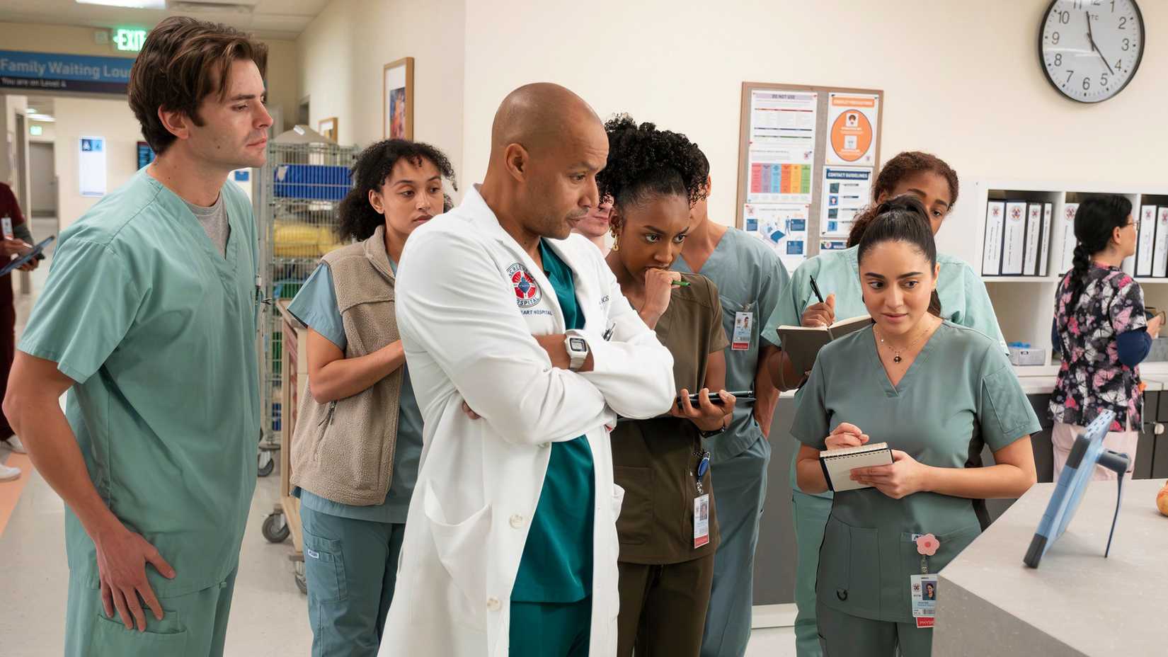 Turk and the cast of the Scrubs reboot 2026 