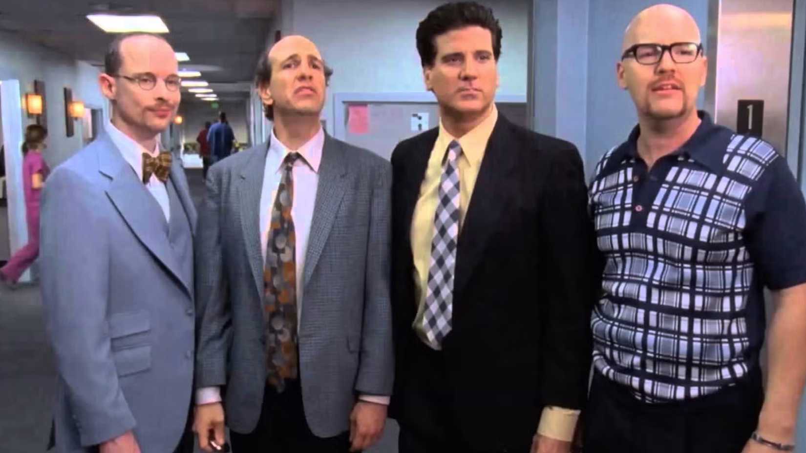 Banda a cappella de Ted em Scrubs, The Worthless Peons