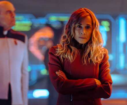 Starfleet Academy Points Out Starfleet's Surprising Lack Of An Anthem 1 The Doctor and Captain Ake serious