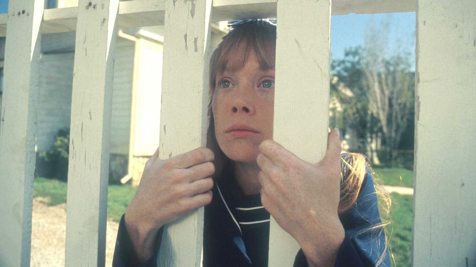 Sissy Spacek como Carrie White no filme Carrie de 1976 de Brian de Palma