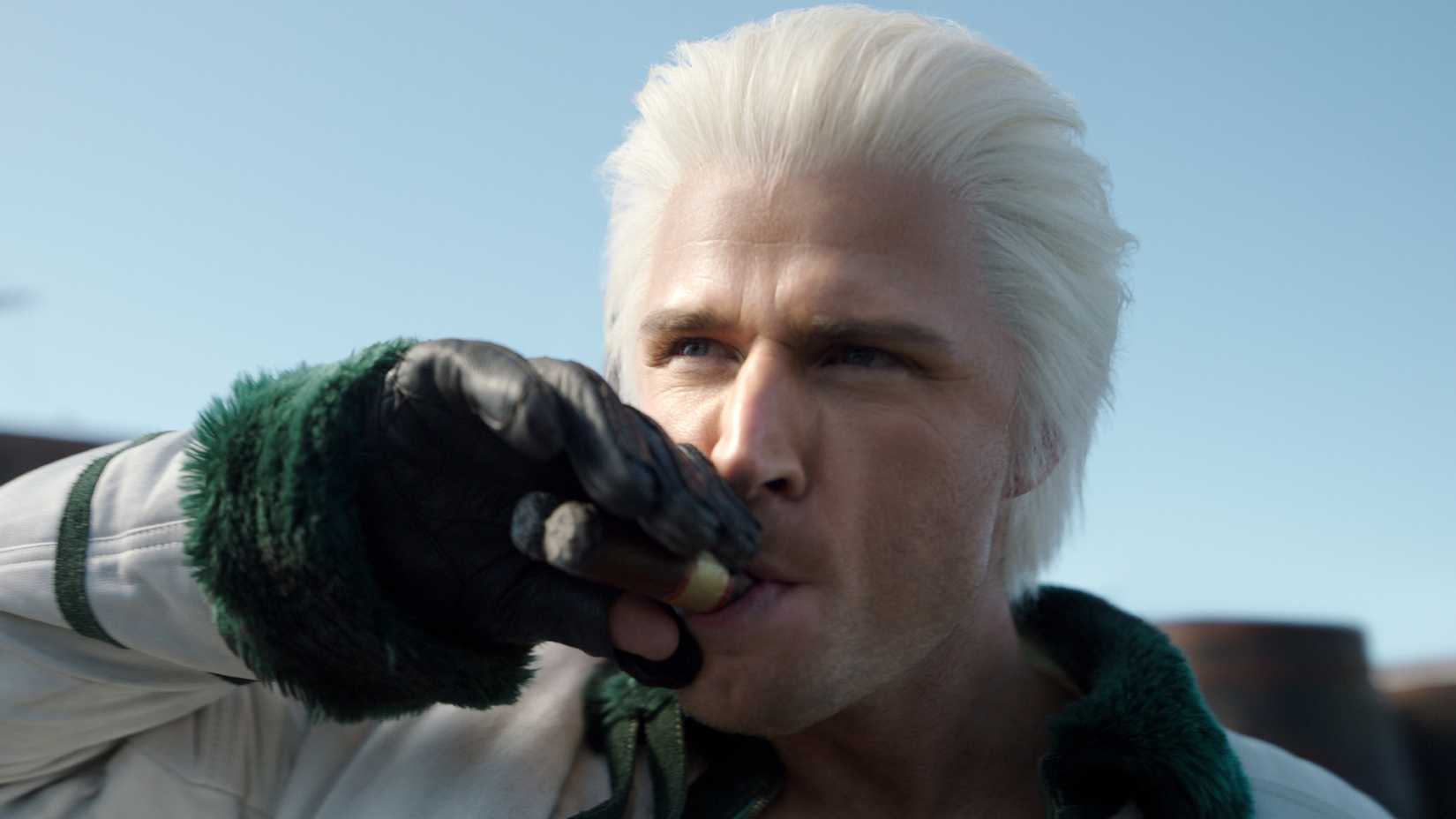 Smoker smoking his cigars in One Piece season 2