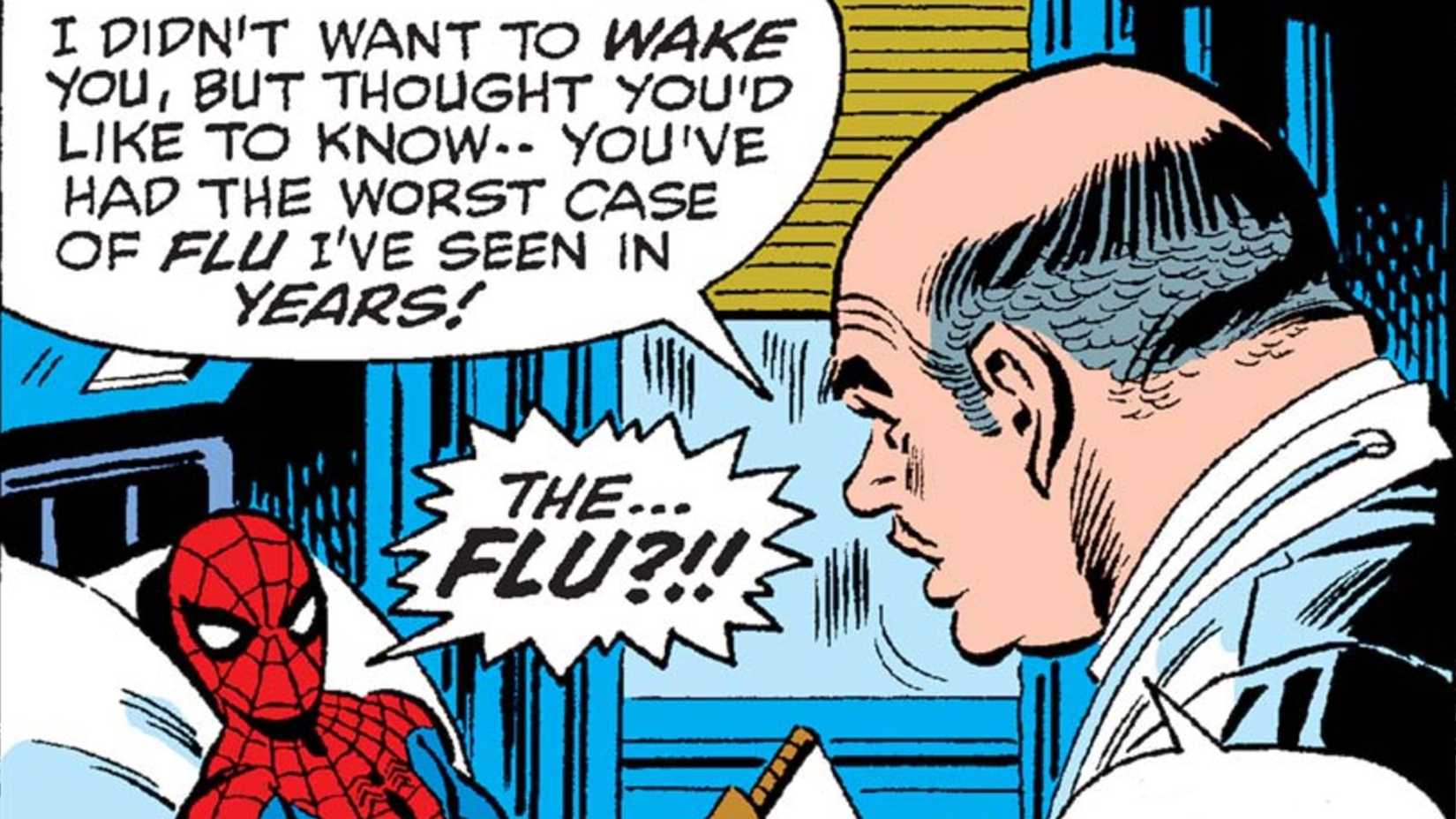 8 Superheroes With Shocking Weaknesses 5 Spider-Man Flu