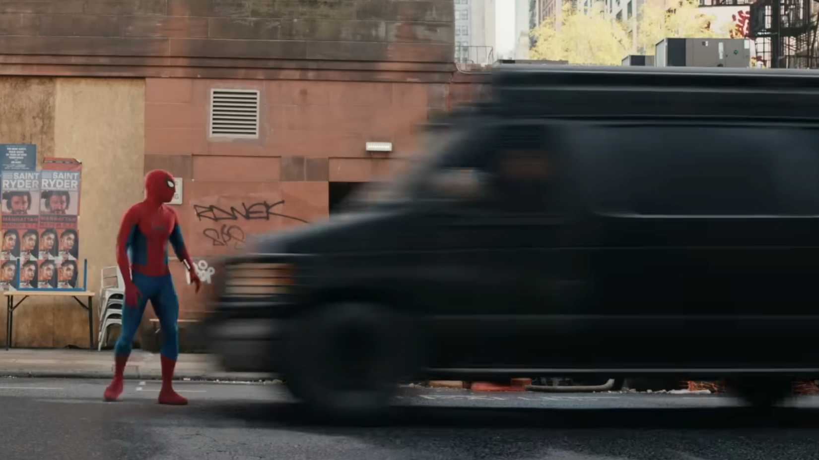Spider-Man Hit By Punisher's Van in Brand New Day