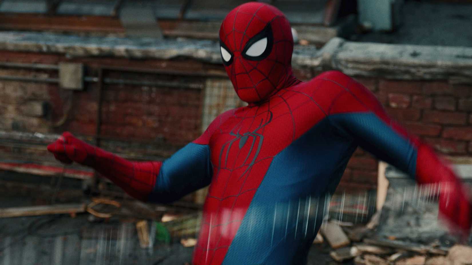 spider man launches himself in brand new day trailer