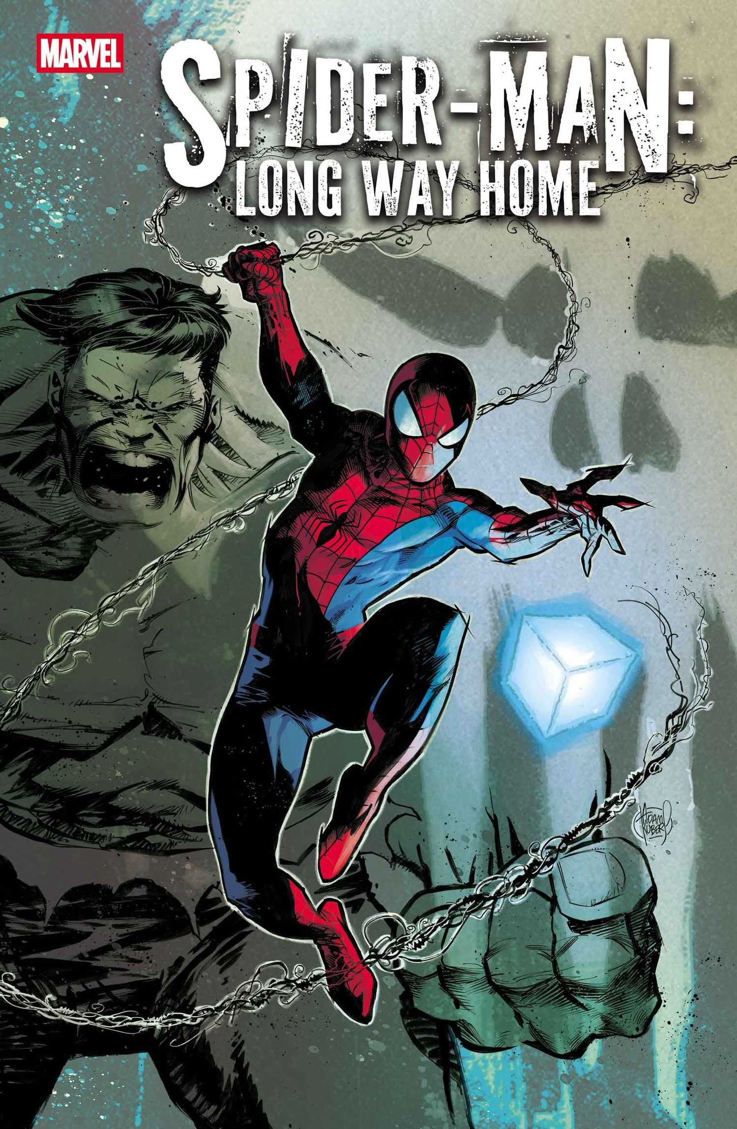 One More Day Era as Mister Negative's Soldier 3 Spider-Man Long Way Home cover featuring Spidey and Hulk