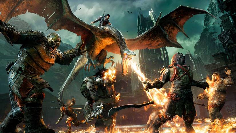 Lord Of The Rings Middle-Earth: Shadow Of War Battle Scene