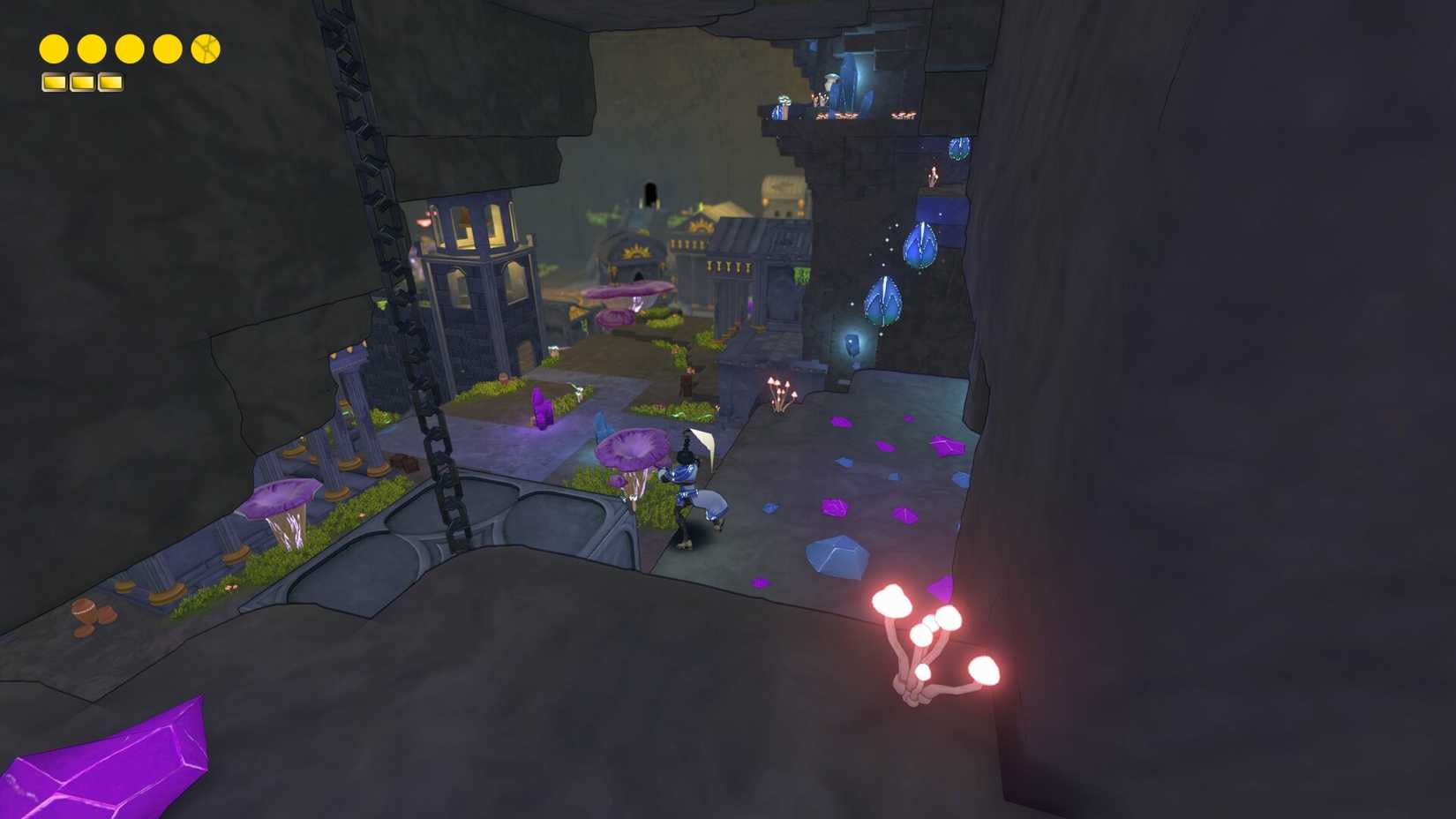 Image shows gameplay from Liturnian