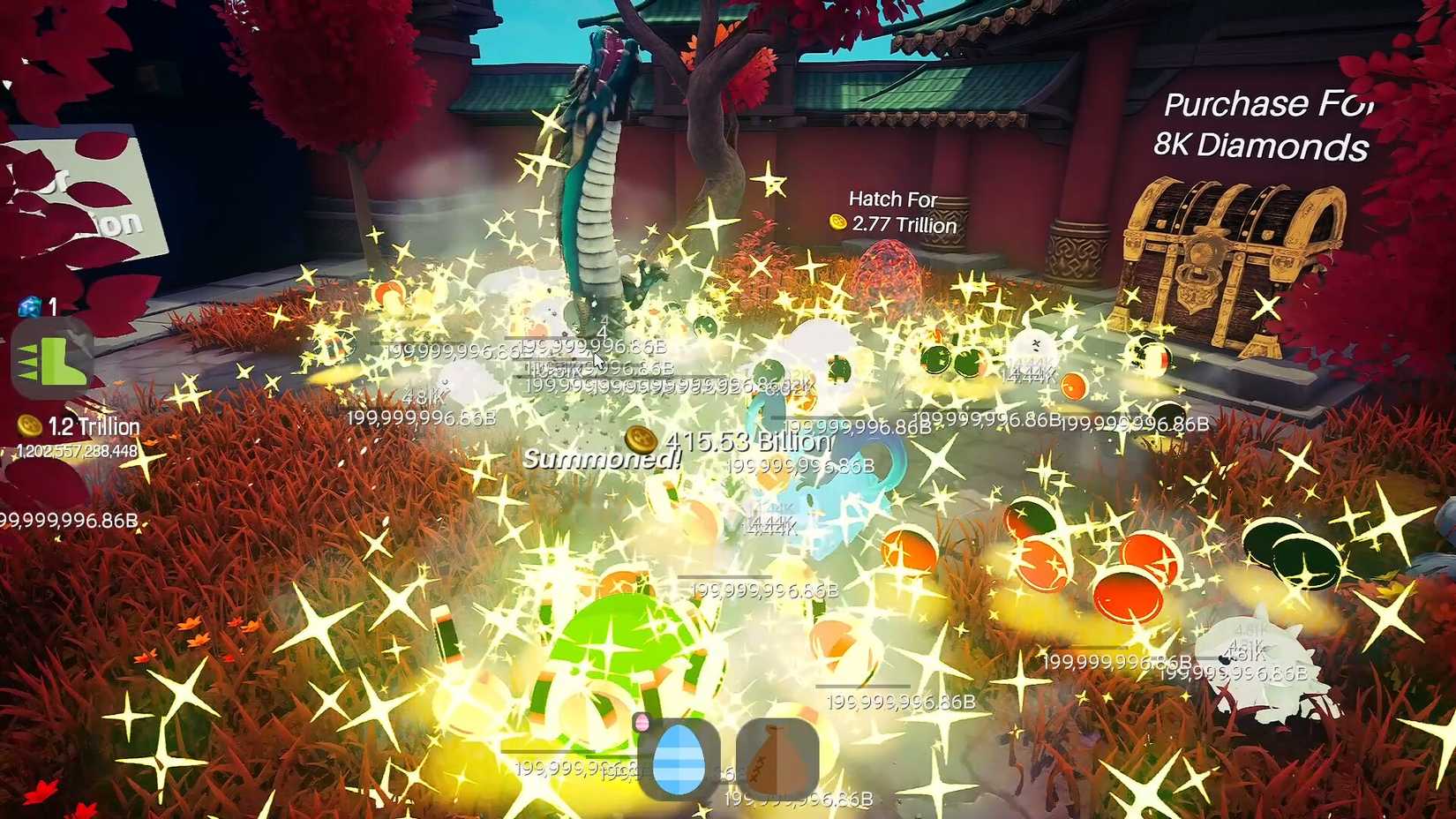 Image shows gameplay from Pet Lands on Steam