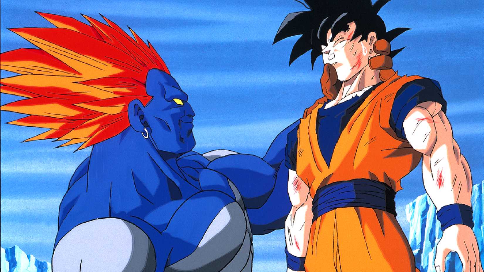 Top 10 Non-Canon Dragon Ball Fights, Ranked 1 Super Android 13 holds Goku by the neck in Dragon Ball Z