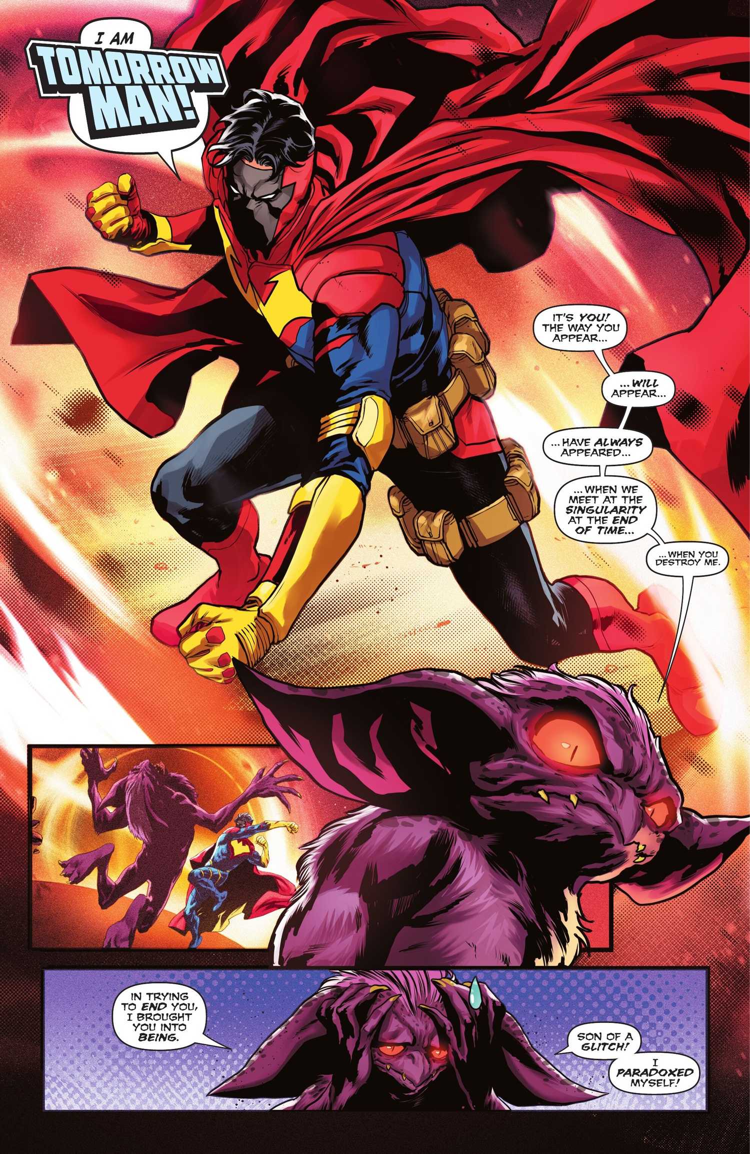 Superman unlimited #11 Tomorrow Man debuts Jon Kent