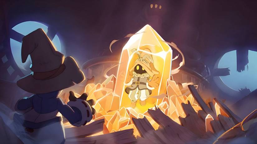 Image shows promotional art for The Black Mages' Legacy