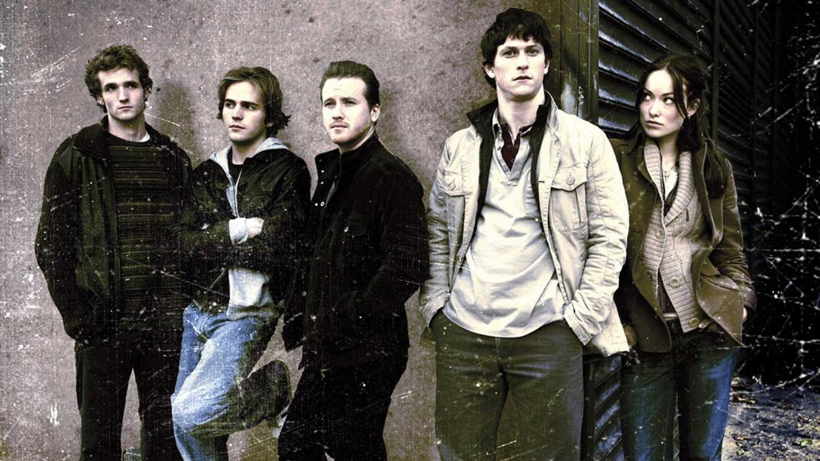 O elenco principal de The Black Donnellys.