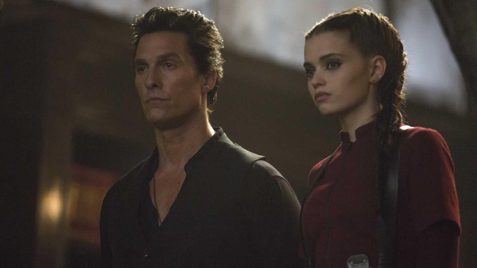 Matthew McConaughey and Abbey Lee in The Dark Tower