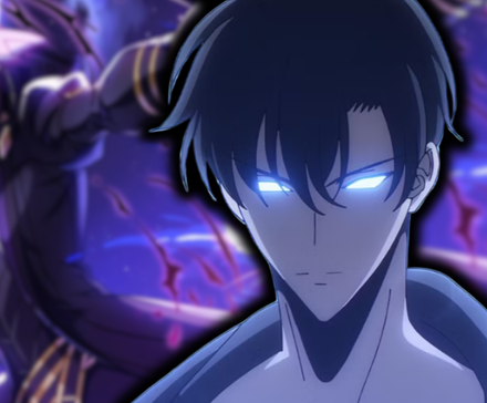 Solo Leveling's Official Anime Continuation Just Got Its Biggest Update In A Year 1 The Eminence in Shadow Cid in the background of Solo Leveling's Jinwoo - Anime Featured Image
