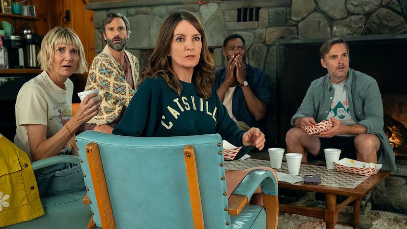 The Four Seasons characters looking surprised in season 2