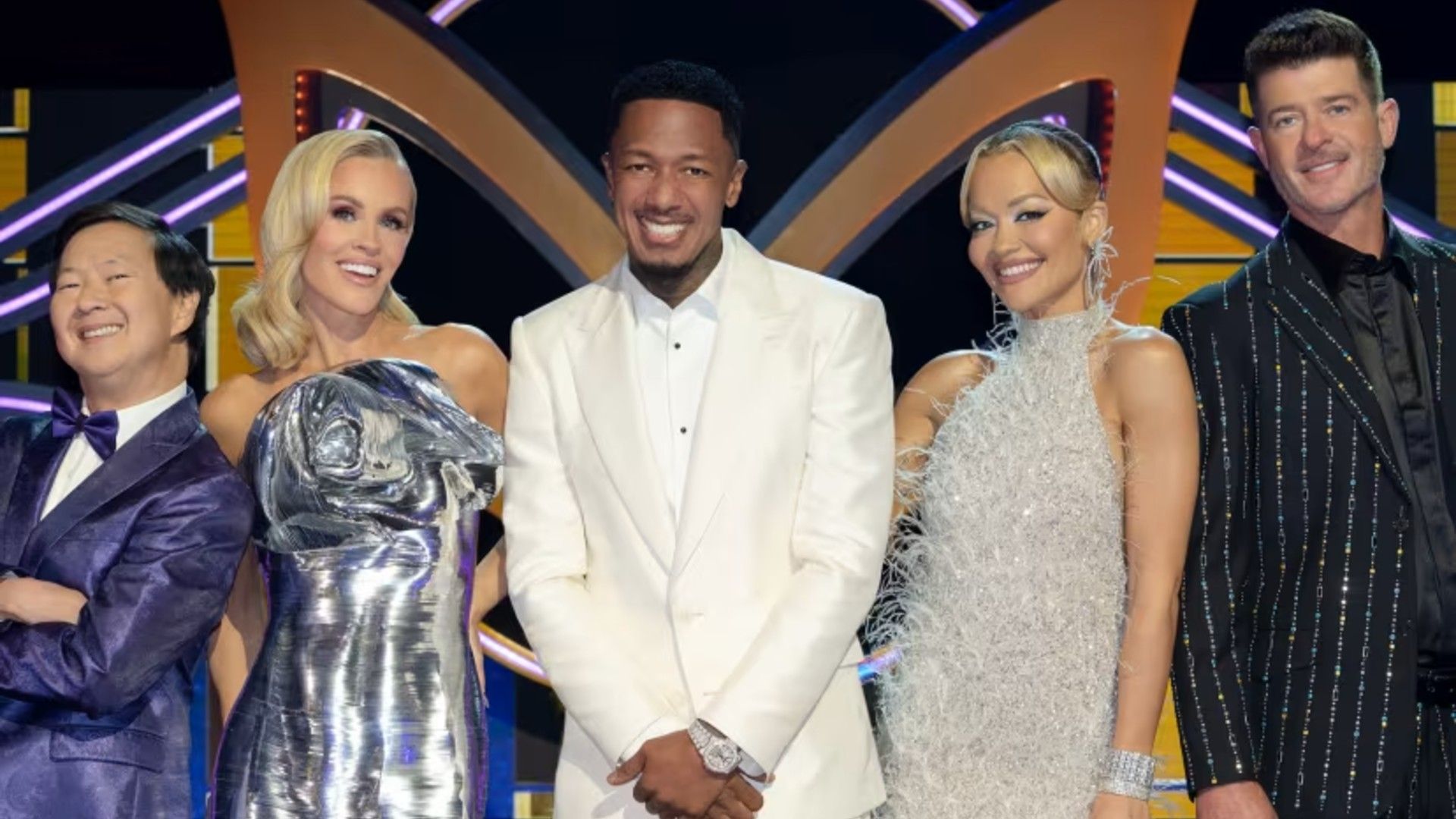 The Masked Singer Season 14's Host & Panelists At The Table