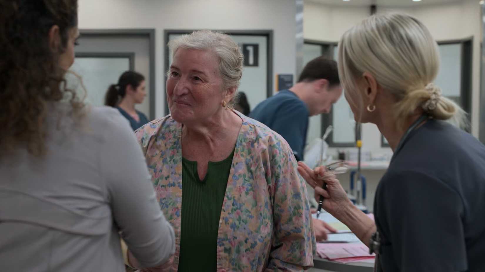 Monica e Dana em The Pitt