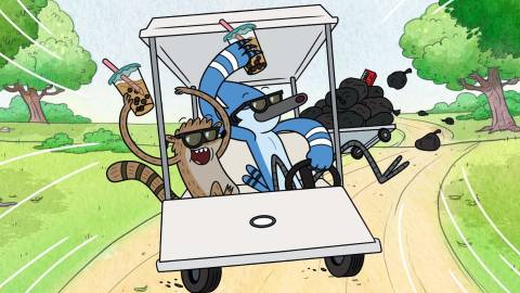 The poster for Regular Show The Lost Tapes