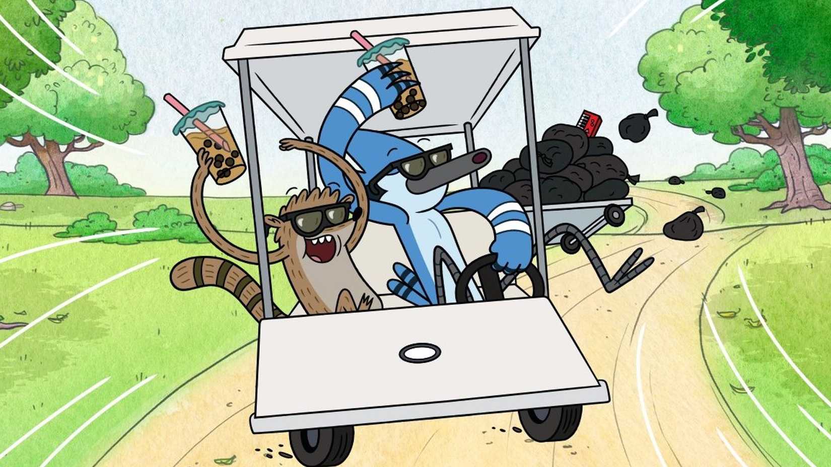 The poster for Regular Show The Lost Tapes