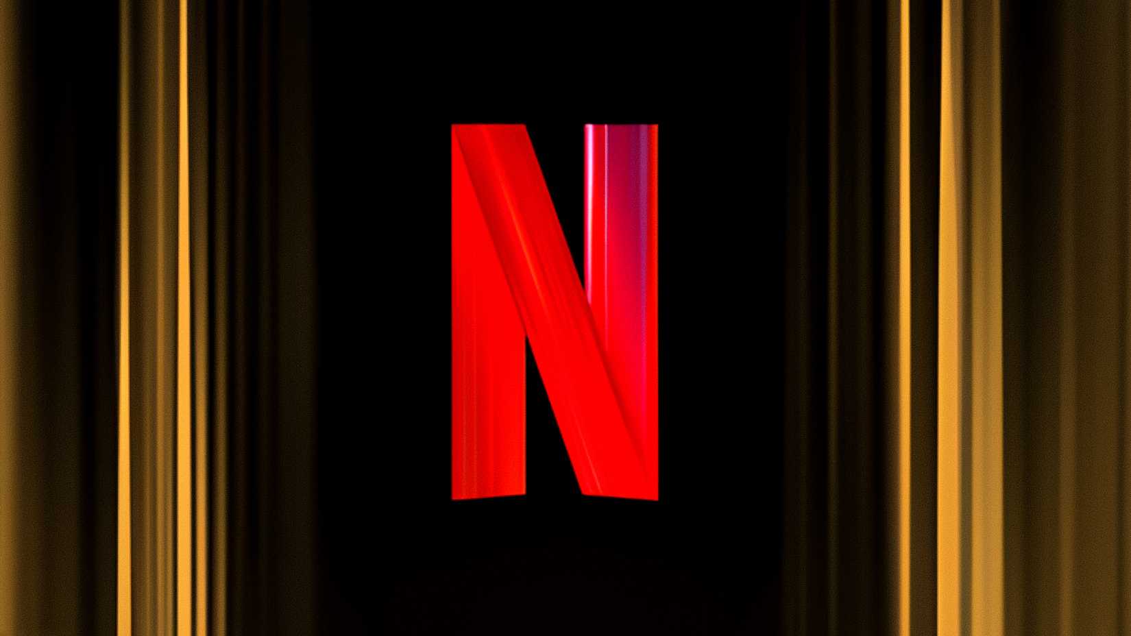 Netflix's 5-Part Sci-Fi Fantasy Series Changed The Rules Of Streaming 1 The red Netflix N logo stands between vertical yellow lines