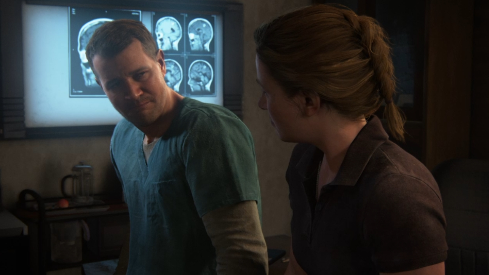 Jerry e Abby em The Last Of Us Part 2